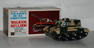 U.S Army M-41 Light-Tank Walker Bulldog - Tinplate
Box Size 27 x 13