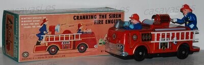 Cranking The Siren Fire Engine 3759
Box Size 33 x 13 cm.