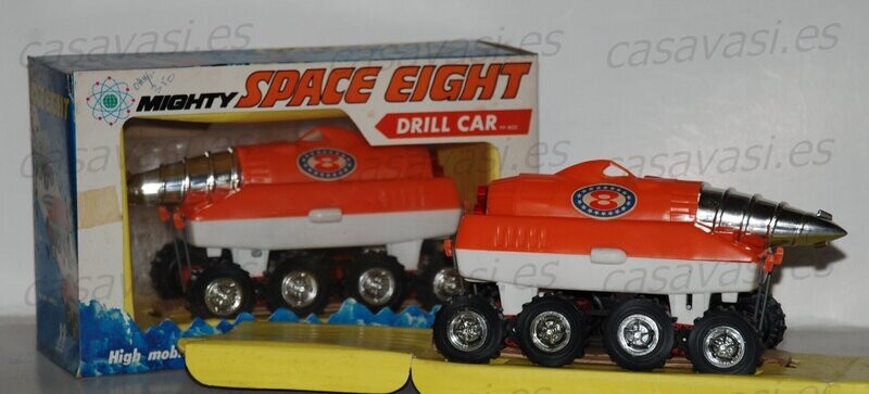 Tomy Mighty Space Eight Drill Car - Plastic

Box Size 25 x 15