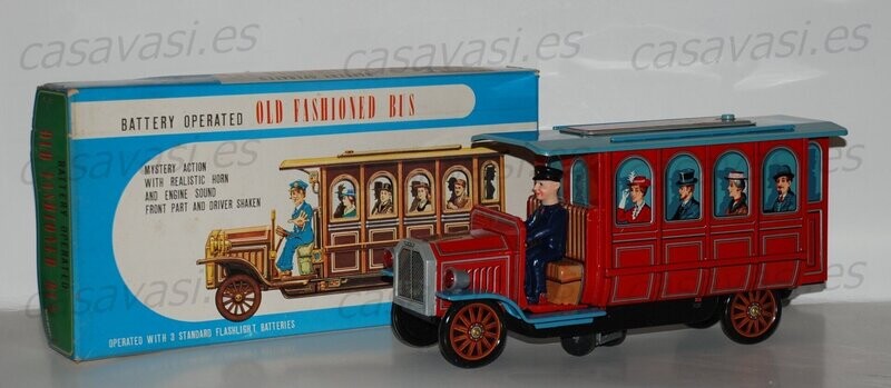 Old Fashion Bus - Tinplate

Box Size 36 x 18 cm.