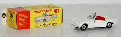 Dinky Toys - 113 - M.G.B. Sports Car