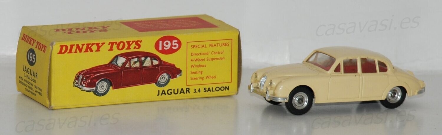 Dinky Toys - 195-1 - Jaguar 3.4 Mk II Saloon