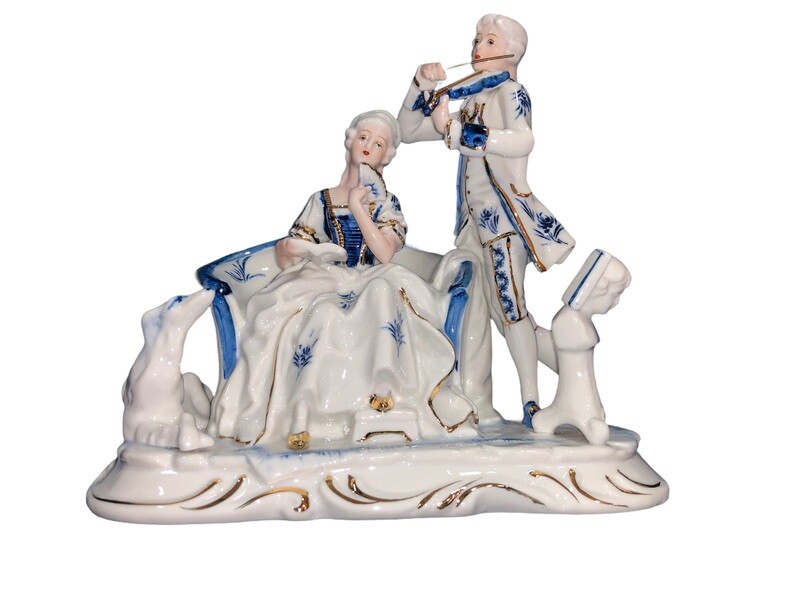 Fig.PAREJA VIOLIN - PORCELANA JAPON