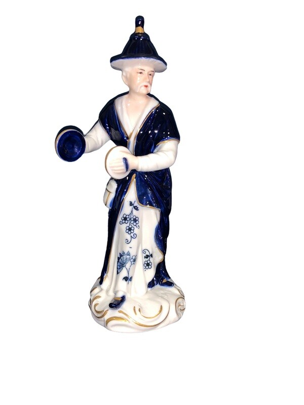 FIG.CHINO CON PLATILLO - PORCELANA JAPON