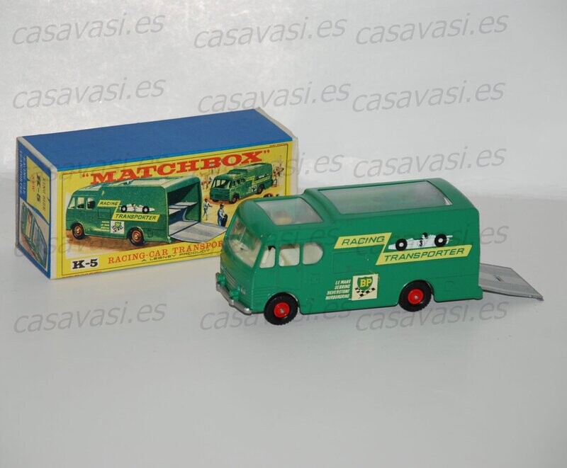 Matchbox K - 5 - Racing Car Transporter
