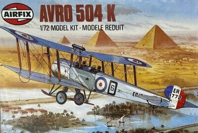 AIRFIX-S1-61048-7 1/72 AVRO 50 K
Box Size 17 x 12 cm