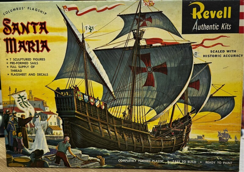 Revell-1964-H-322-SANTA MARIA 
Box Size 34,5 x 23.5 cm.
