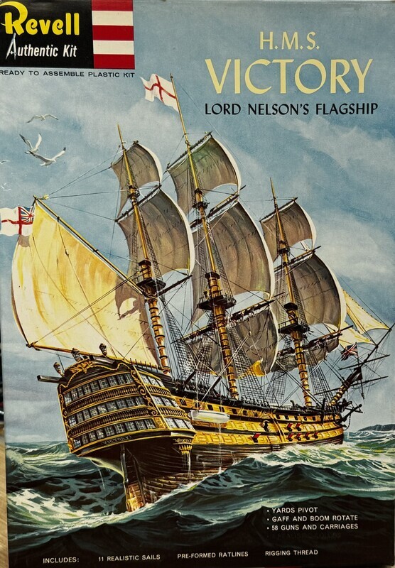 REVELL-H.M.S.VICTORY
 Box Size 34,5 x 23.5 cm.