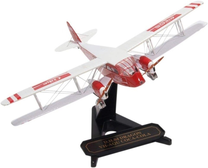 DE HAVILLAN D.H.84 DRAGON COCA COLA - METAL