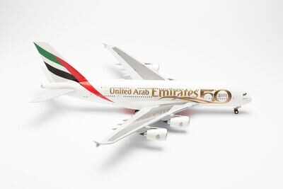 A380-800 1/200 EMIRATES 50TH ANNIVERSARY