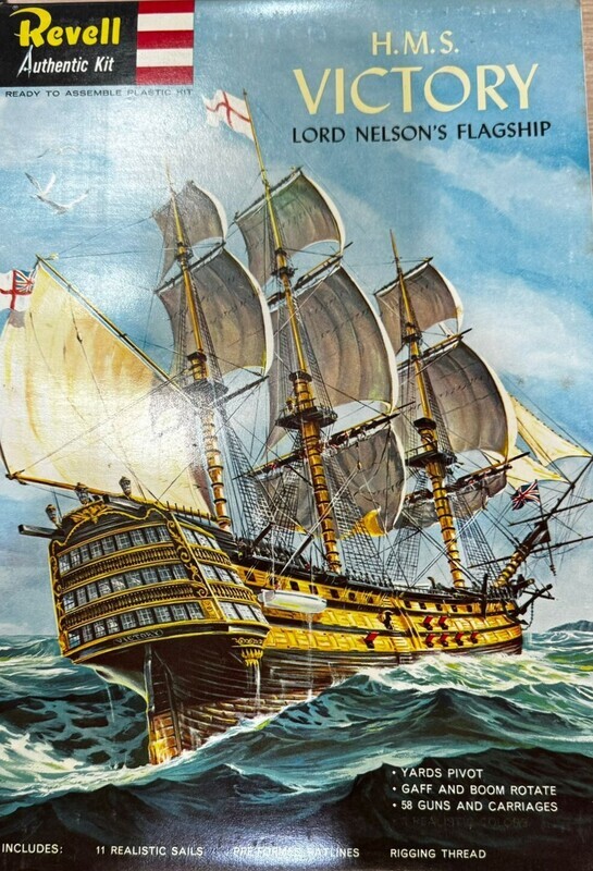 REVELL-H363 H.M.S. VICTORY
Box Size 34,5 x 23.5 cm.