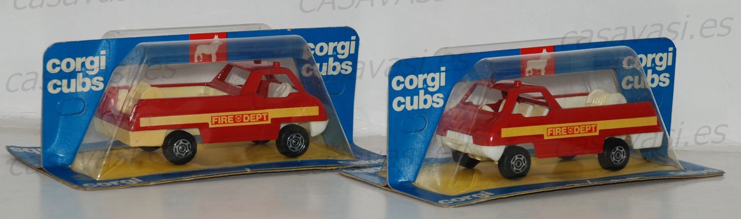 Corgi Cubs 1976 R 510 Fire Department Van