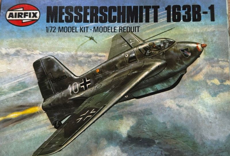 AIRFIX 1/72 UK. MESSERSCHMITT  163B-1  me 163B-1 "KOMET"