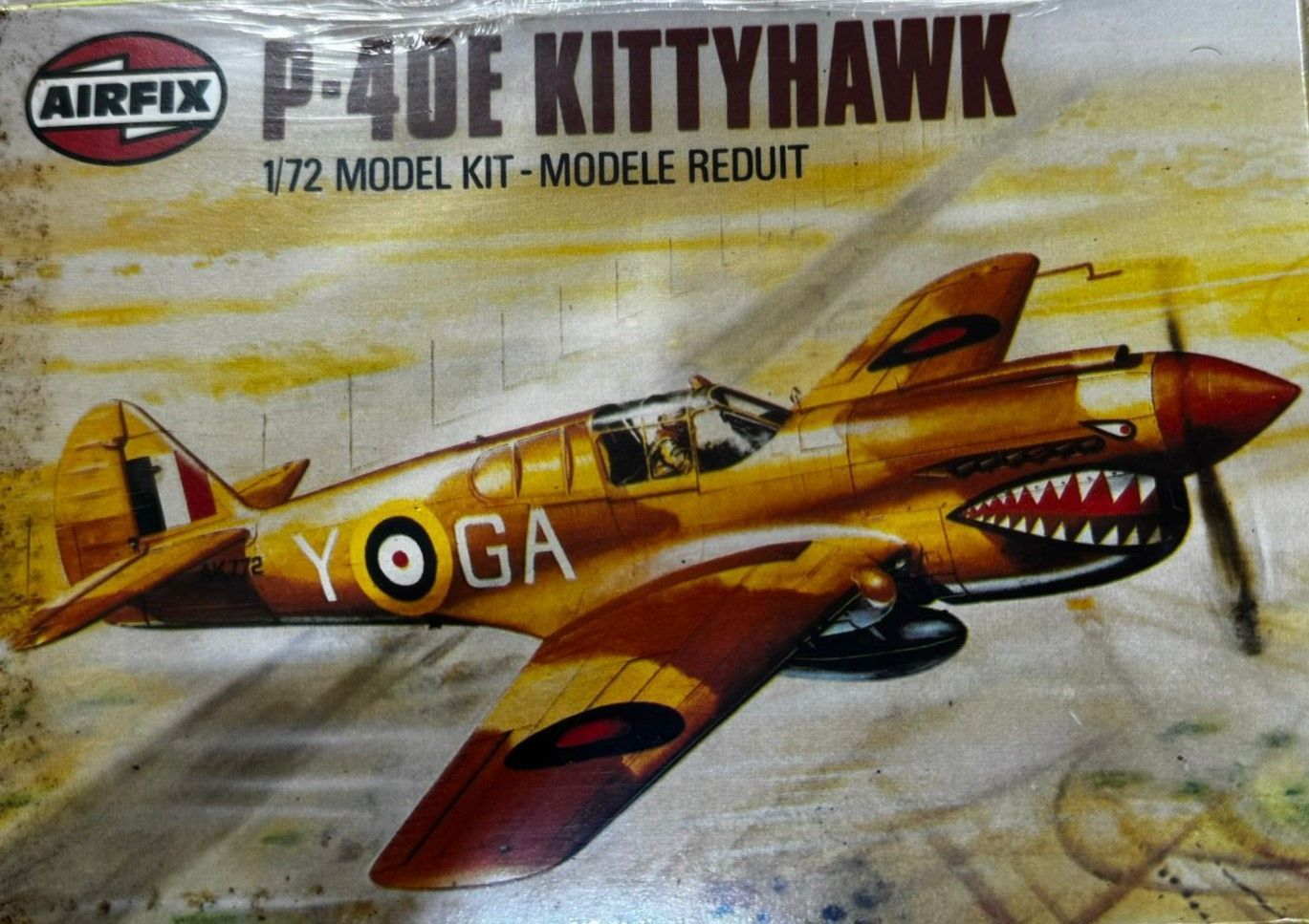 AIRFIX 1/72 UK. P-40E KITTYHAWK