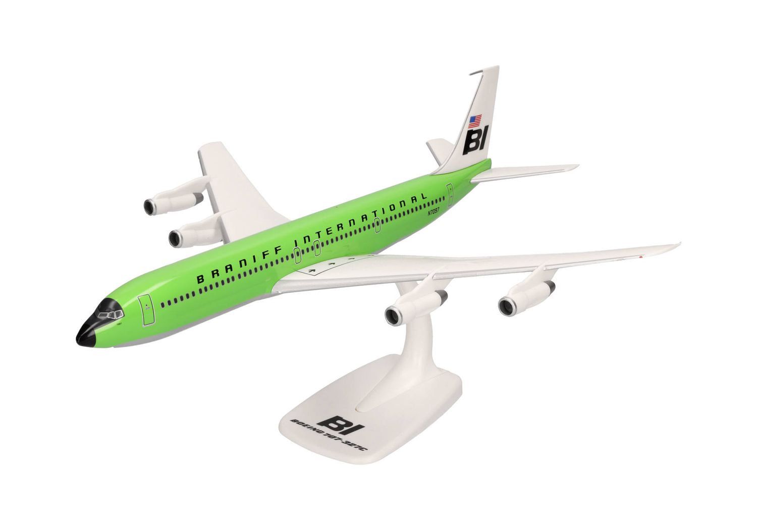 B707-300 1/144 BRANIFF-LIME GREEN