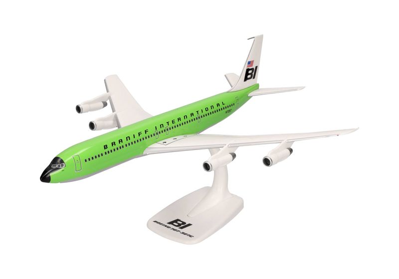 B707-300 1/144 BRANIFF-LIME GREEN