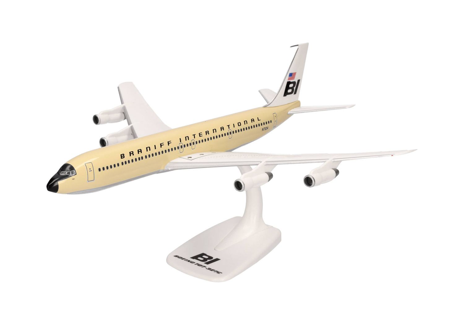 B707-300 1/144 BRANIFF - SOLID BEIG