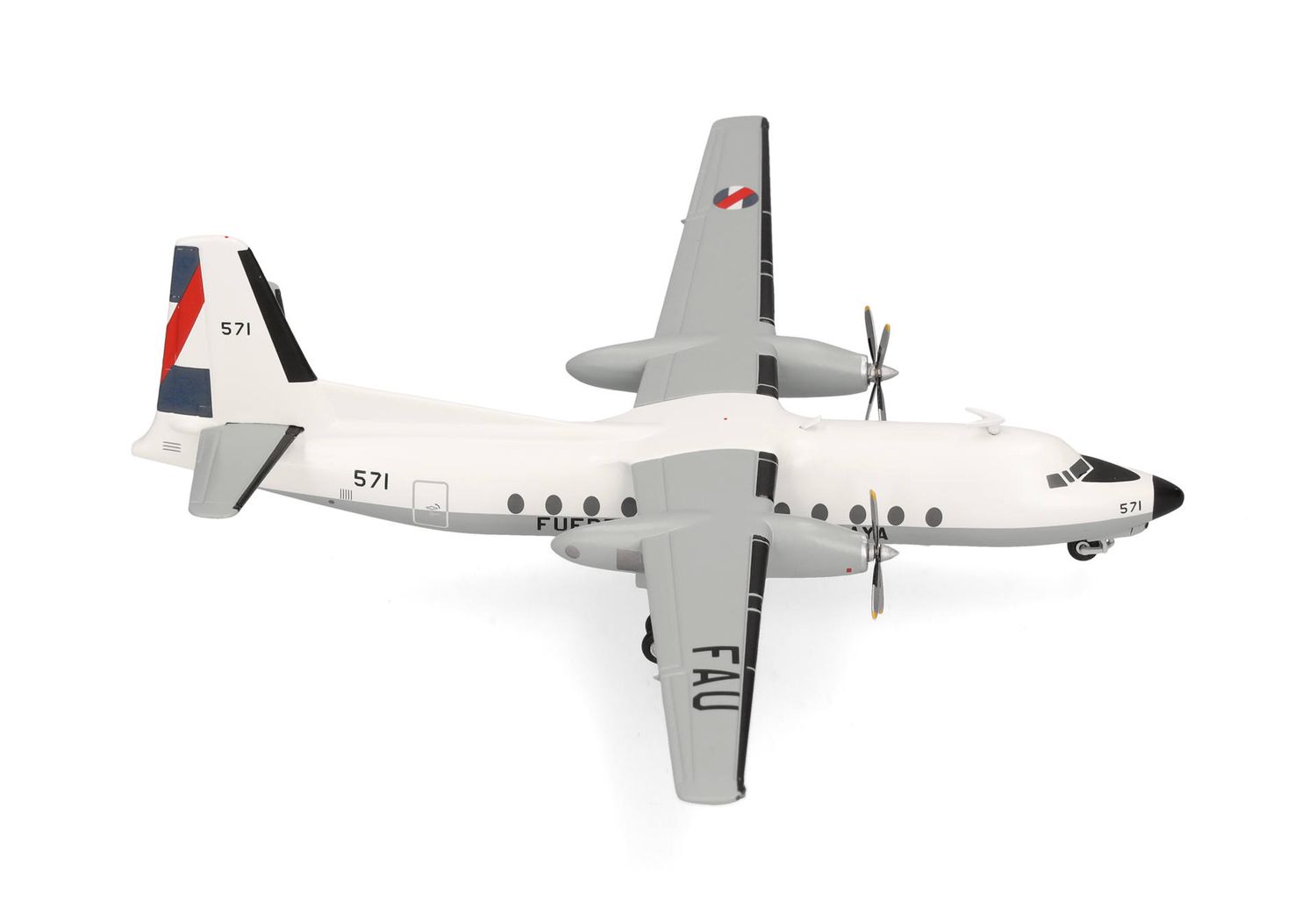 FH-227 1/200 FUERZAS AEREAS URUGUAYAS METAL