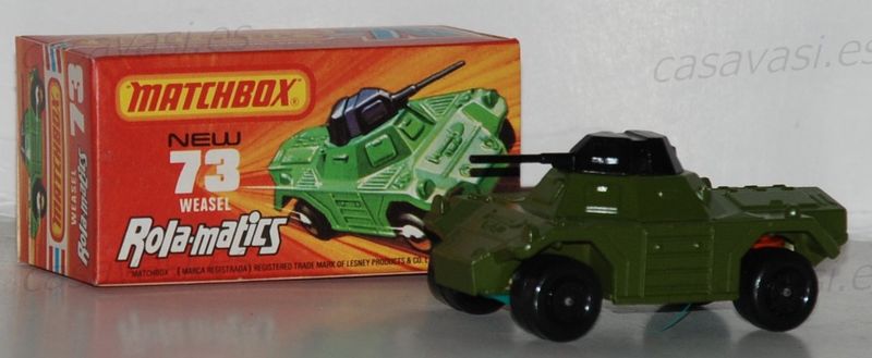 Matchbox - 73 - 1978 - Weasel - Rola-Matics