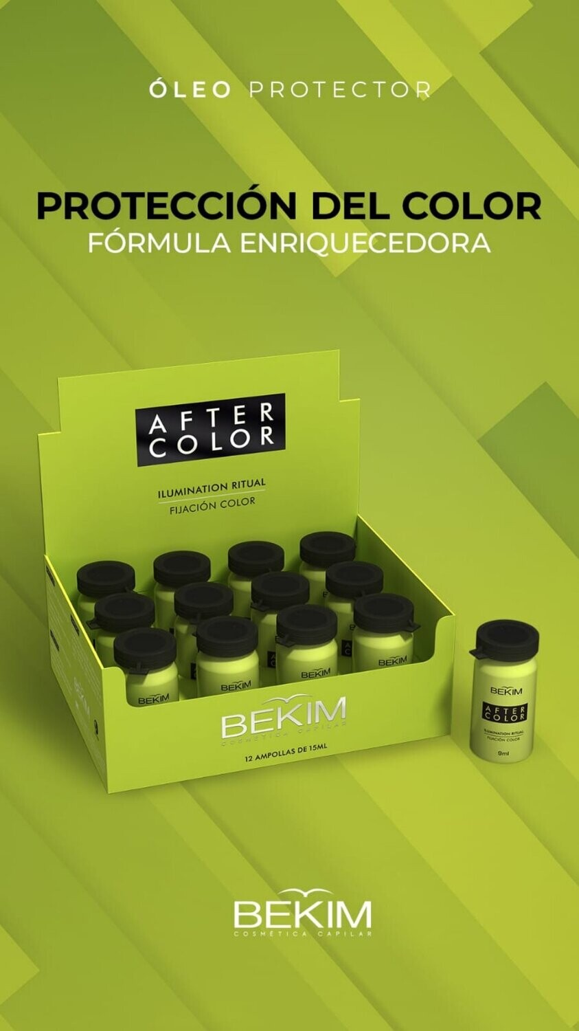 Ampollas Bekim After Color X 12 unidades