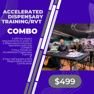 Accelerated Dispensary Bootcamp + Responsible Vendor Certification Combo