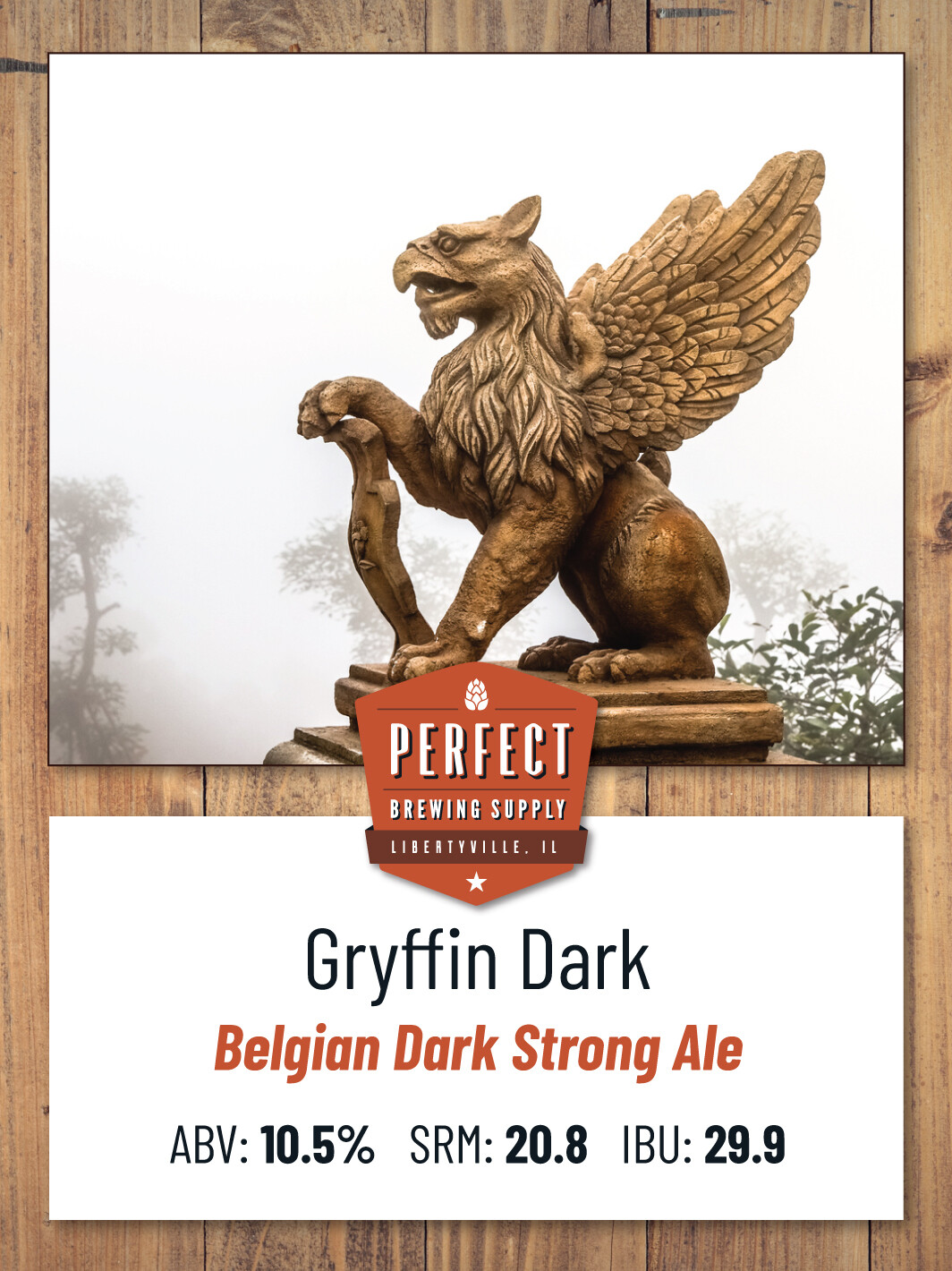 Gryffin Dark Strong Ale (Extract Recipe Kit)