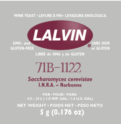 LALLEMAND Lalvin 71B-1122 (5g)