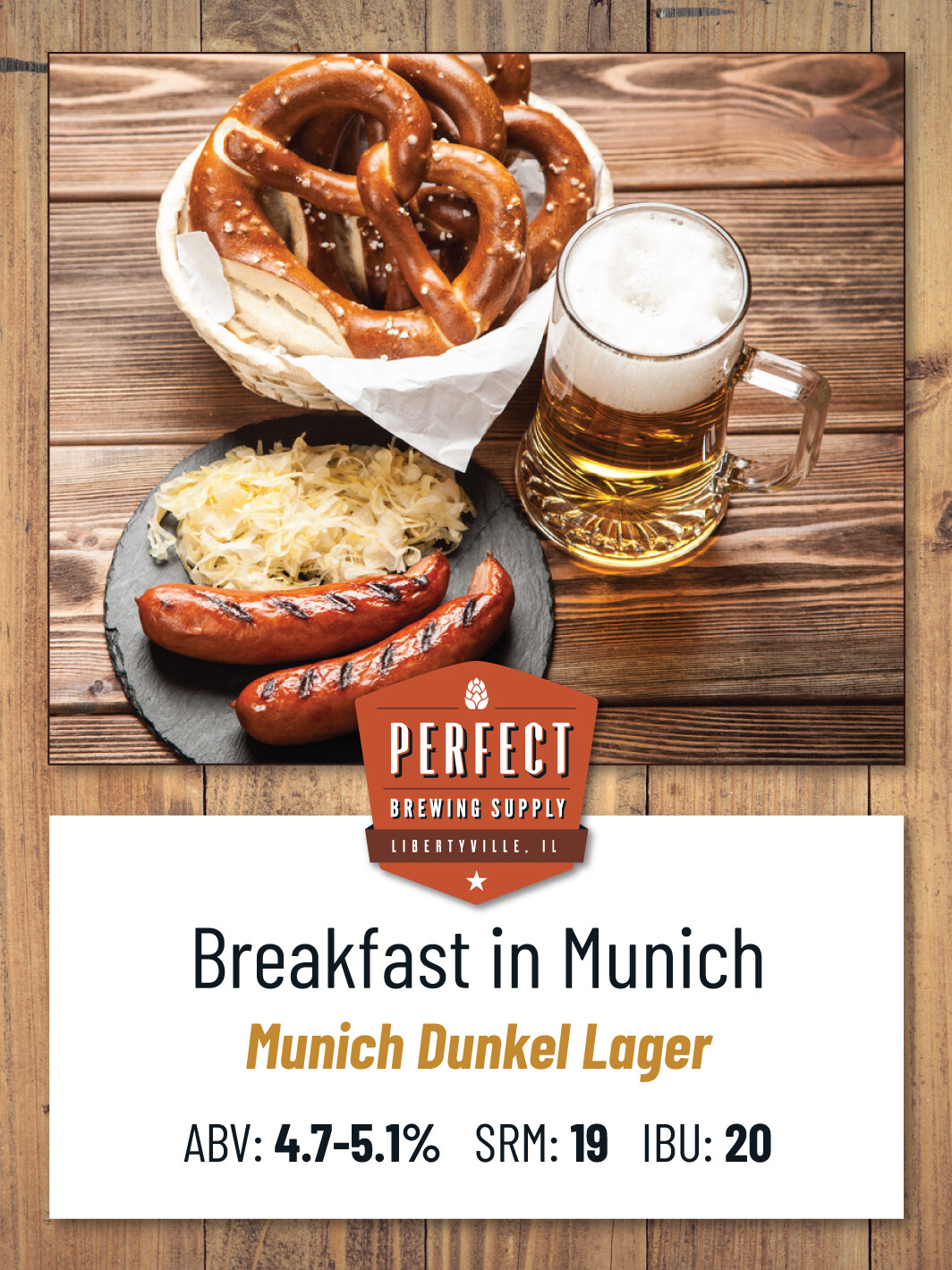 Breakfast In Munich Dunkel (Extract Recipe Kit)