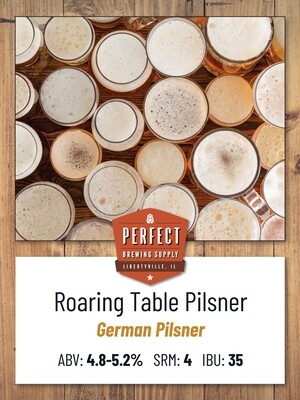 Roaring Table Pilsner (All Grain Recipe Kit) PBS Kit