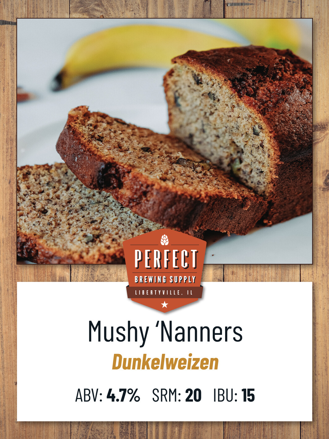 Mushy Nanners Dunkelweizen (All Grain Recipe Kit) PBS Kit