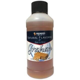 Natural Graham Flavoring Extract- 4 oz
