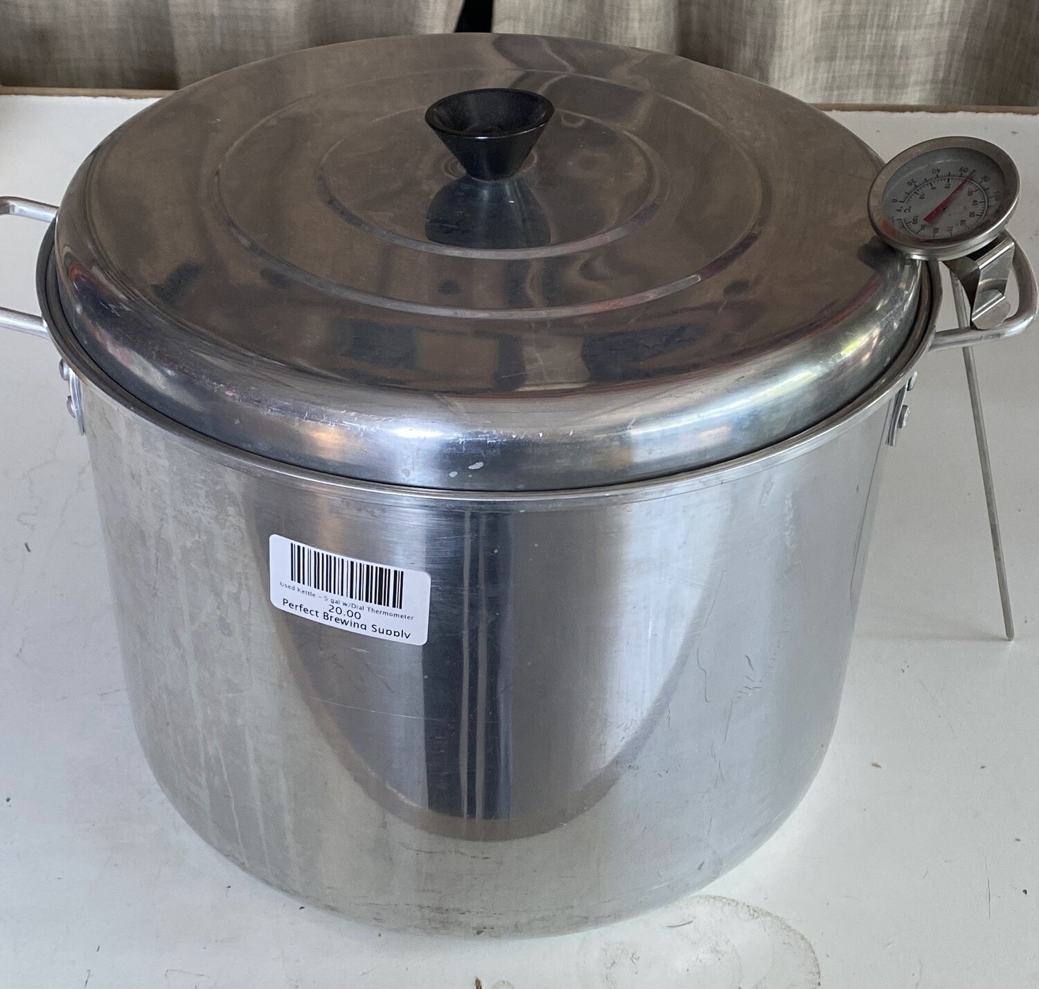 Used Kettle - 5 gal w/Dial Thermometer