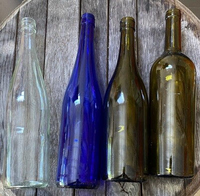 Used Wine Bottles Case