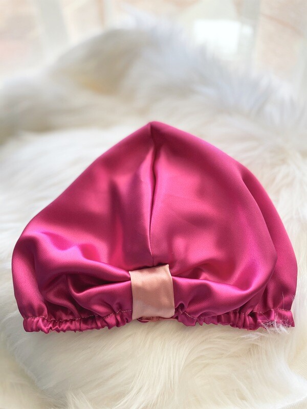 Reversible Satin Bonnet