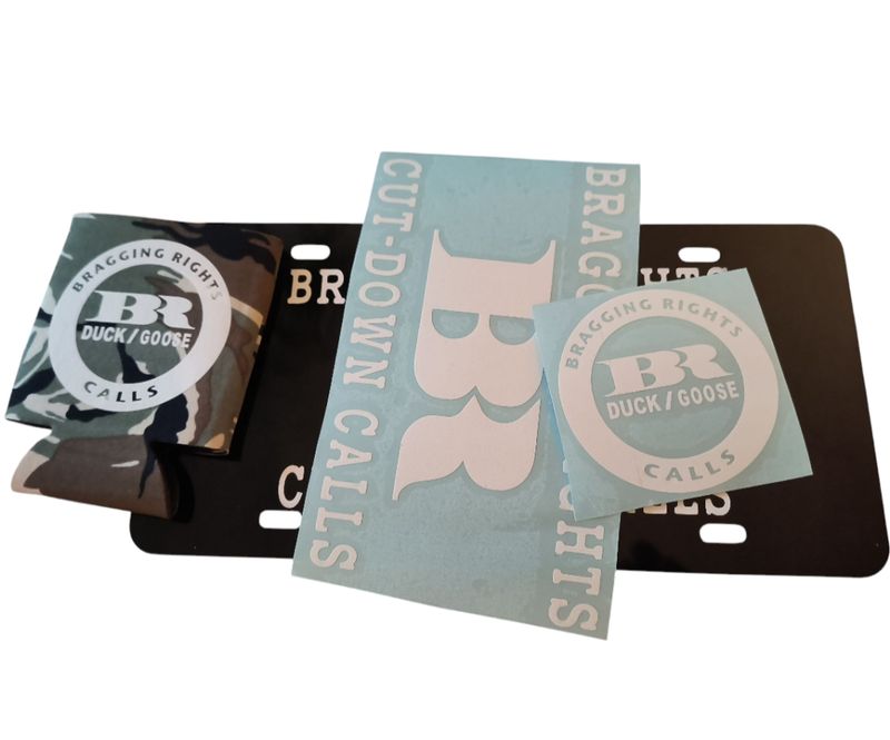 Bragging Rights License Plate Swag Pack