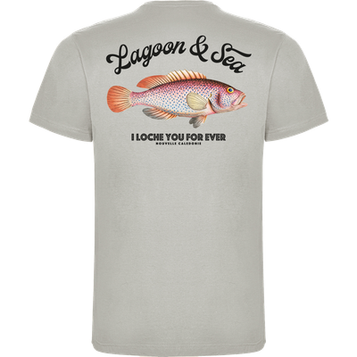 LOCHE T-shirt Gris Perle