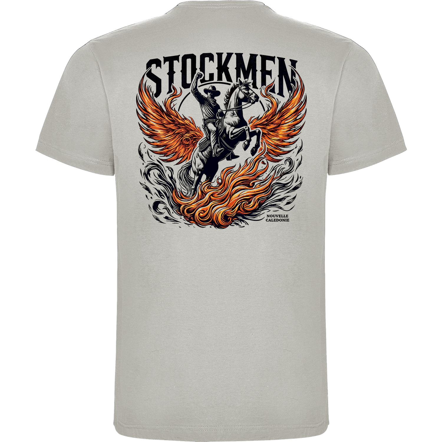 PHOENIX T-shirt Gris Perle