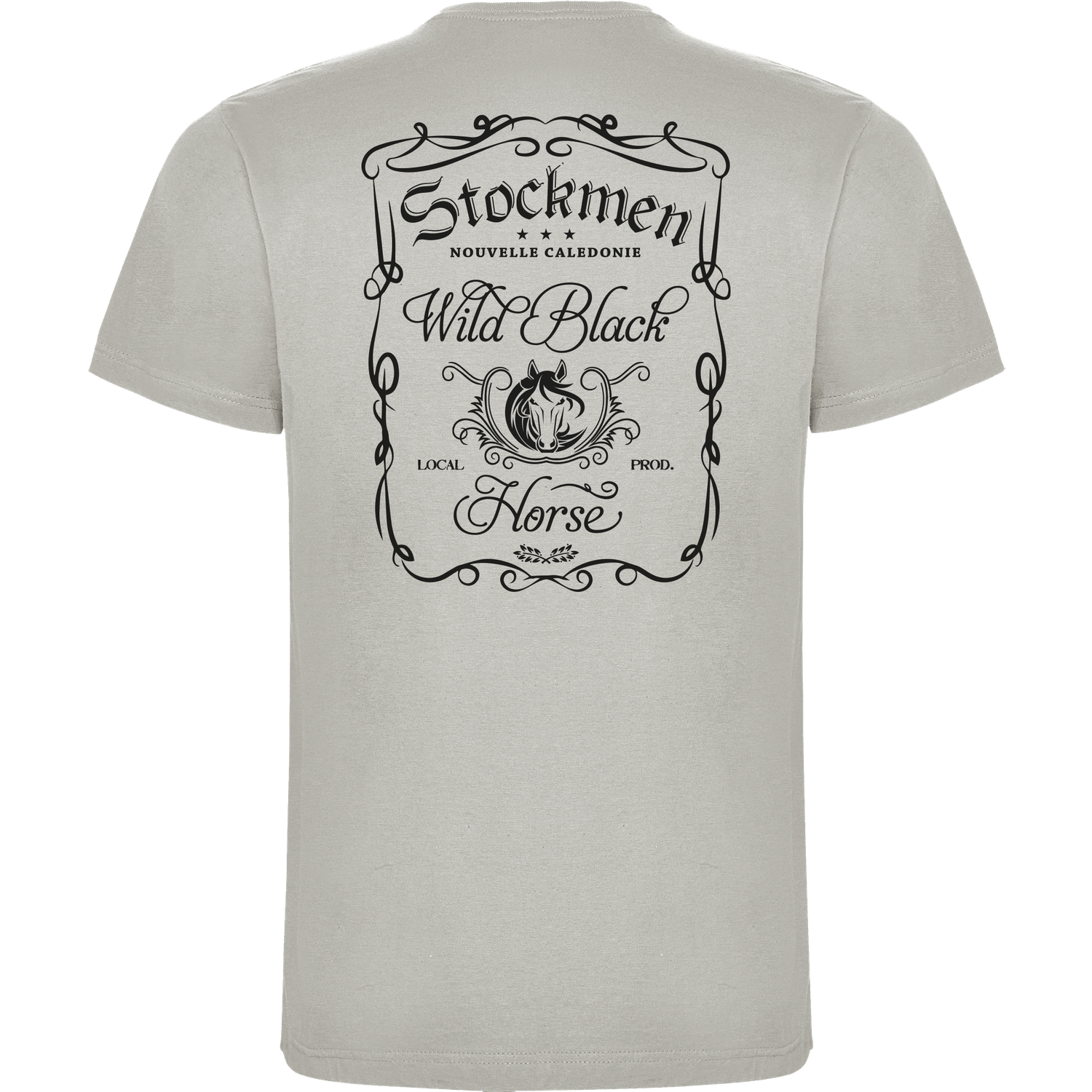W.B.H. T-shirt Gris Perle