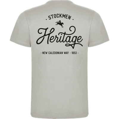 HERITAGE T-shirt Gris Perle