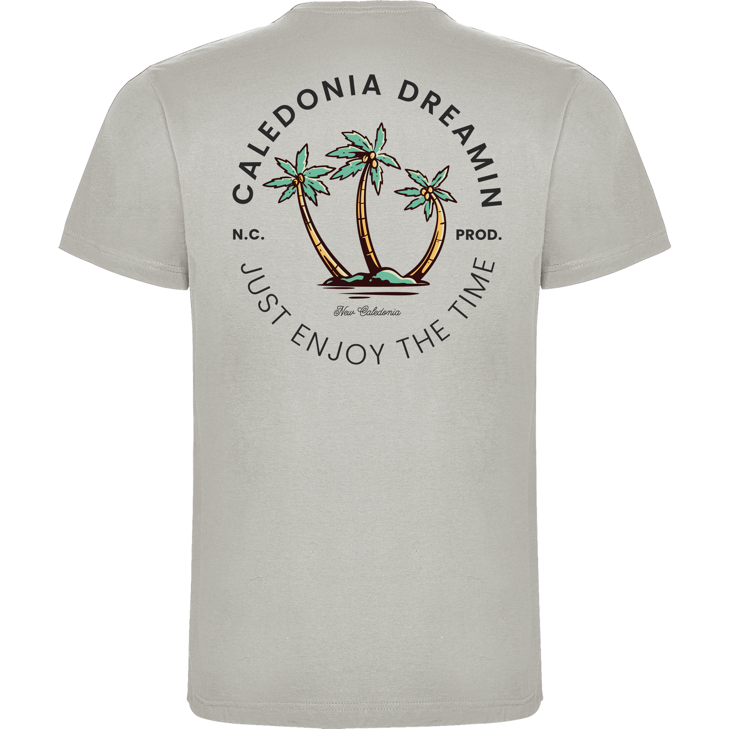 ENJOY T-shirt Gris Perle