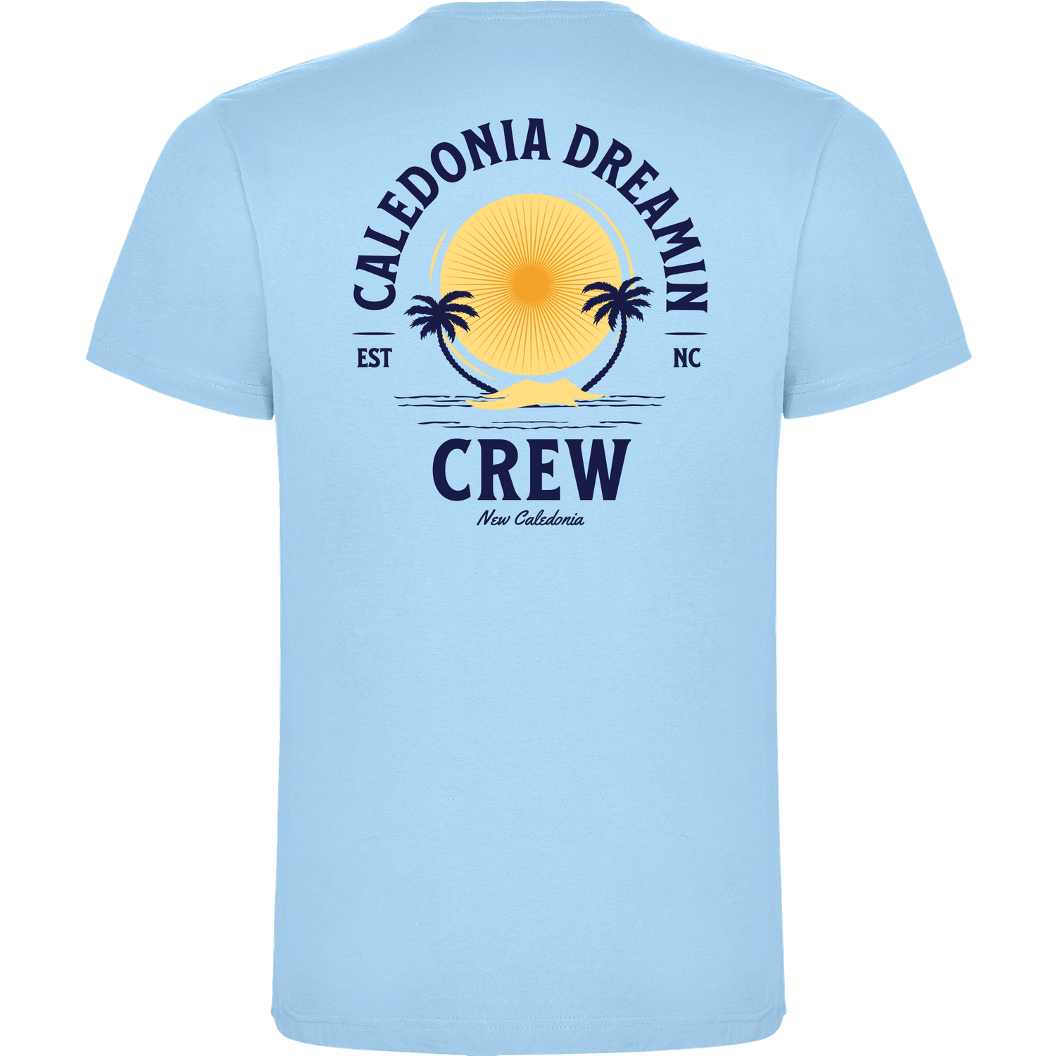 CREW T-shirt Bleu Ciel