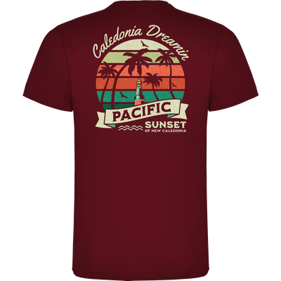 SUNSET T-shirt Grenat