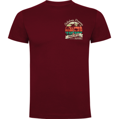 SUNSET T-shirt Grenat