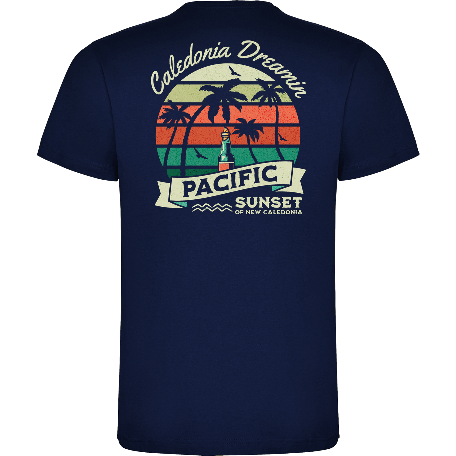 SUNSET T-shirt Marine