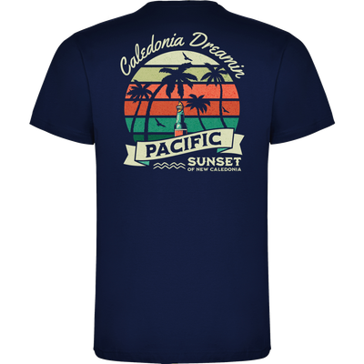 SUNSET T-shirt Marine
