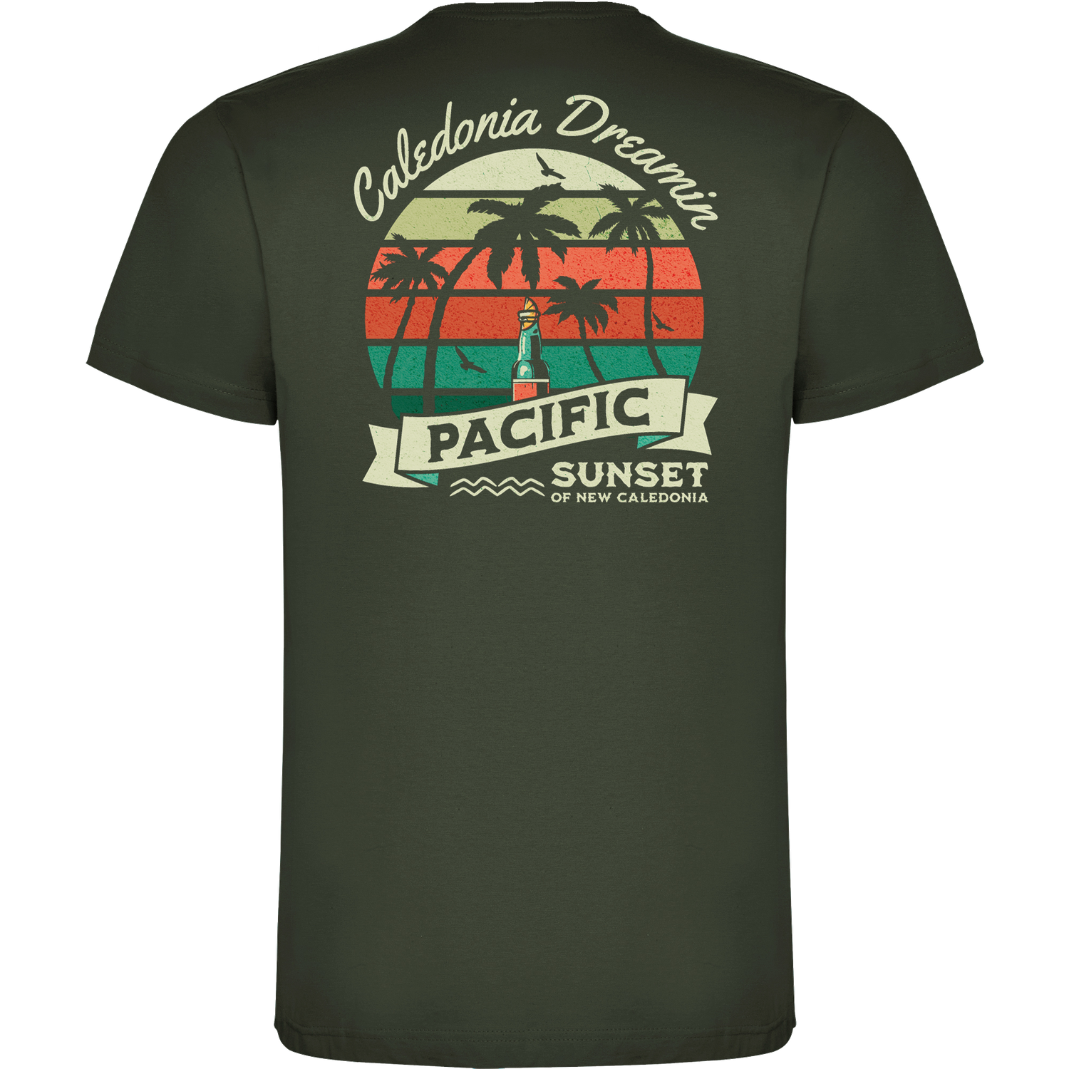 SUNSET T-shirt Vert Aventure