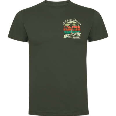 SUNSET T-shirt Vert Aventure