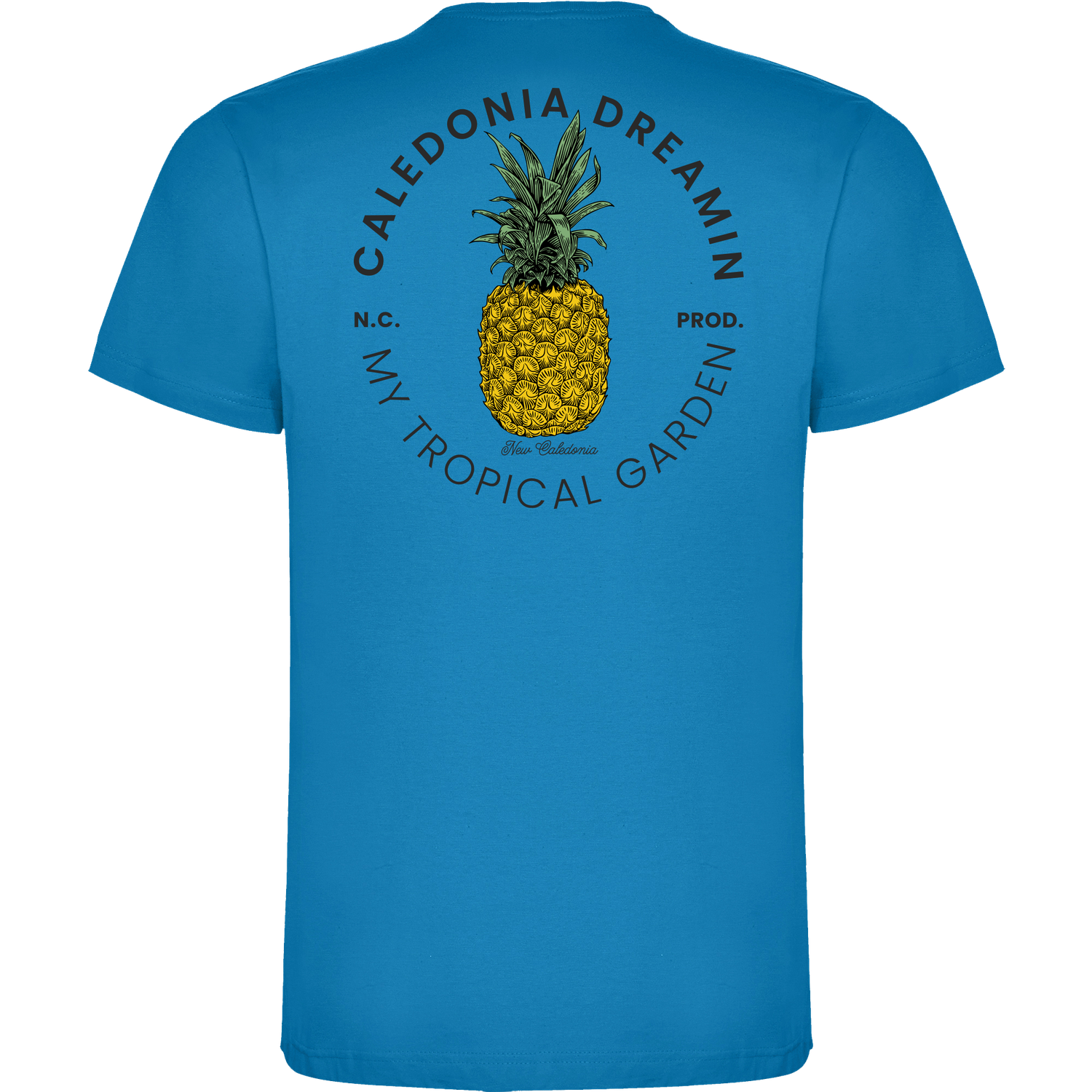 ANANAS T-shirt Bleu Ocean