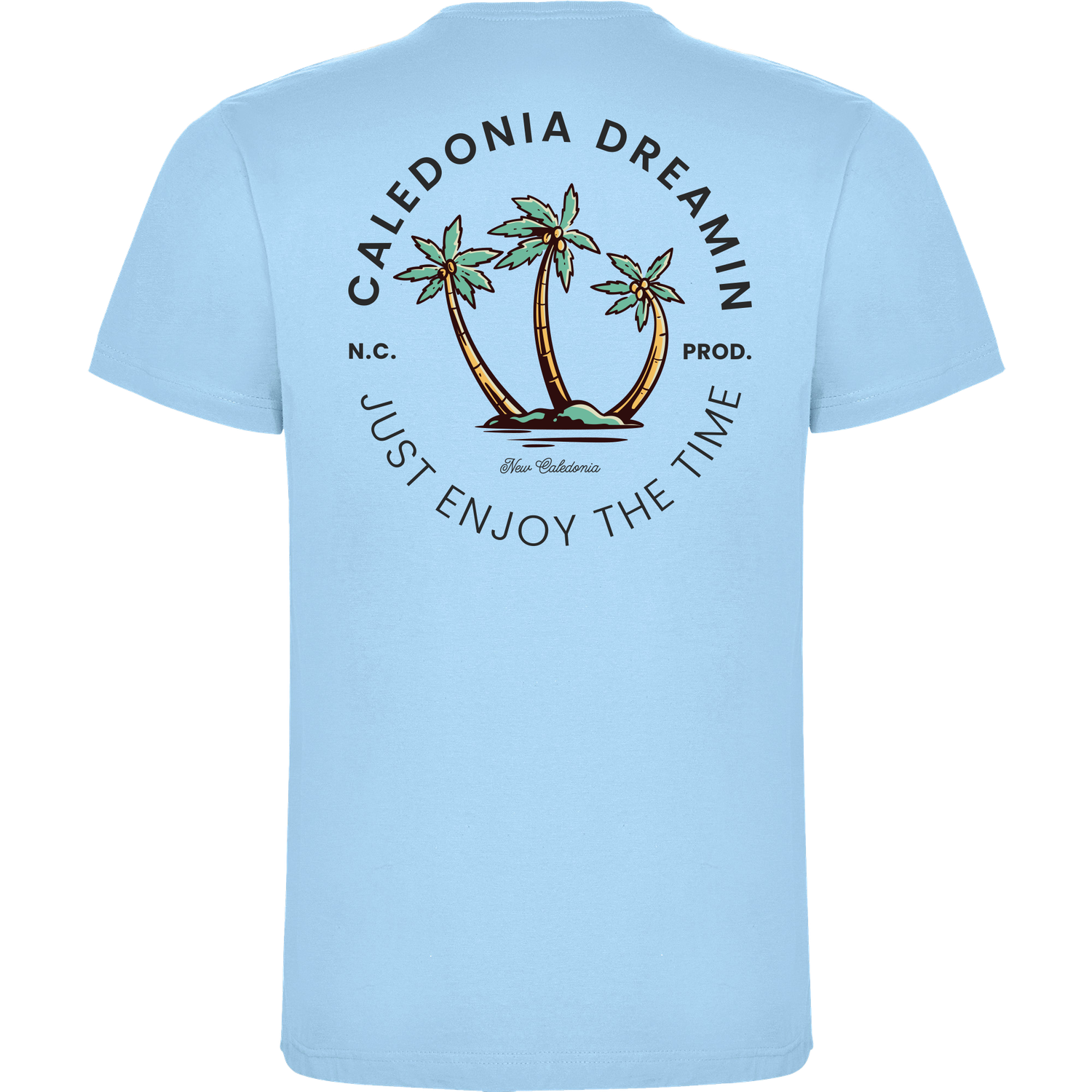 ENJOY T-shirt Bleu Ciel