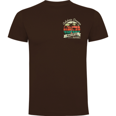 SUNSET T-shirt Chocolat